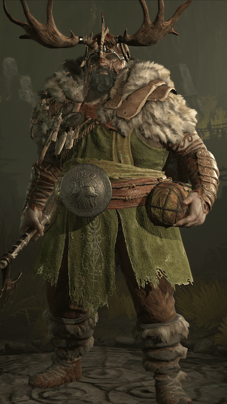 Diablo 4 - Highland Set Druid Transmog