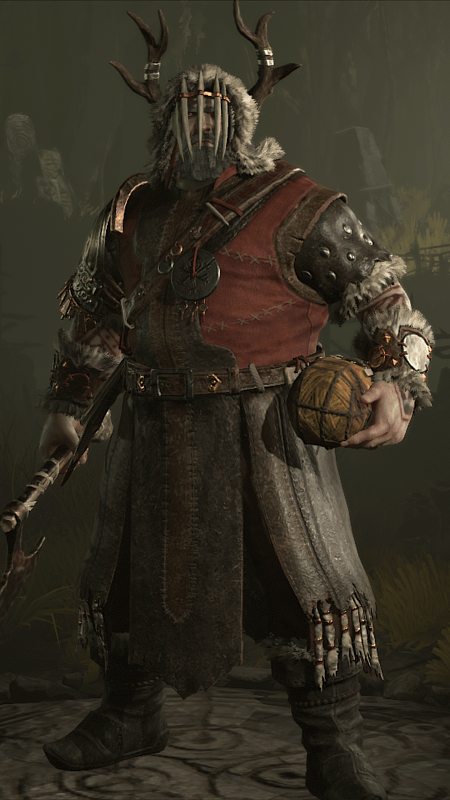 Diablo 4 - Weathered Set Druid Transmog