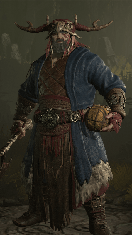 Diablo 4 - Sand-Worn Set Druid Transmog