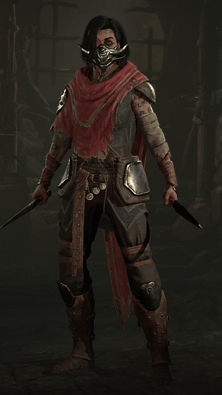 Diablo 4 - Weathered Set Rogue Transmog