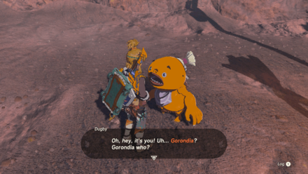 Zelda Tears of the Kingdom TotK - Talk to Dugby