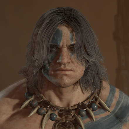 Diablo 4 - Black/White Hair