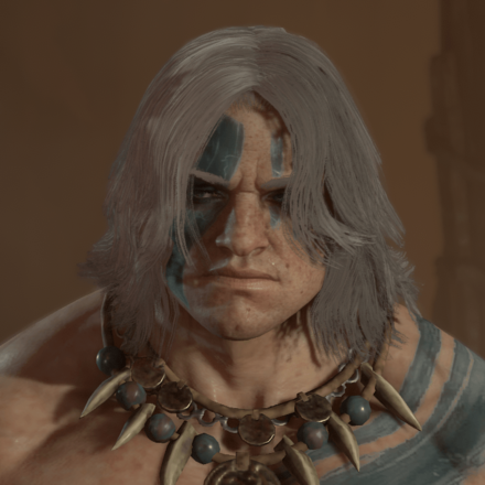 Diablo 4 - Light Gray Hair