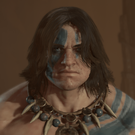 Diablo 4 - Deep Brown Hair
