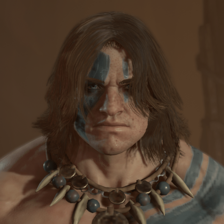 Diablo 4 - Dark Brown Hair