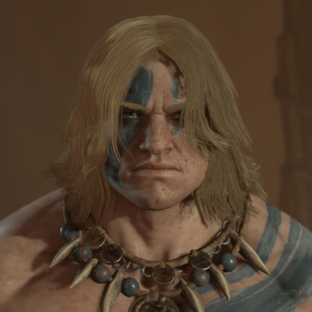 Diablo 4 - Blonde Diamond Hair