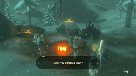 TOTK - The Captured Tent Report Back to Nat and Meghyn