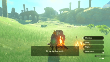 Tears of the Kingdom - A Picture for Tabantha Bridge Stable Campfire