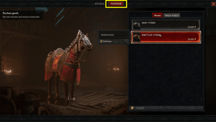 Diablo 4 - Stable Master Vendor