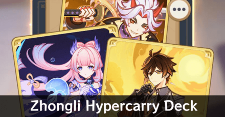 Genshin - Zhongli Hypercarry Deck