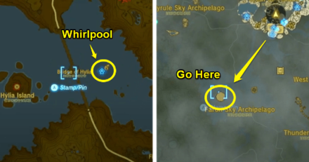 TOTK - First Whirlpool Location