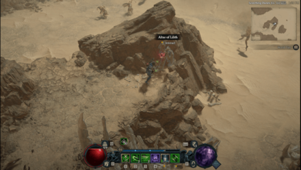 Diablo 4 - Altar of Lilith #56 Kehjistan Amber Sands Map