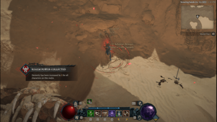 Diablo 4 - Altar of Lilith #50 Kehjistan Scouring Sands Map