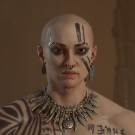 Diablo 4 - Barbarian Hair 1