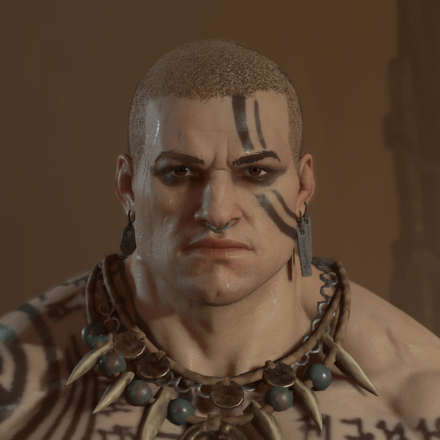 Diablo 4 - Barbarian Hair 4