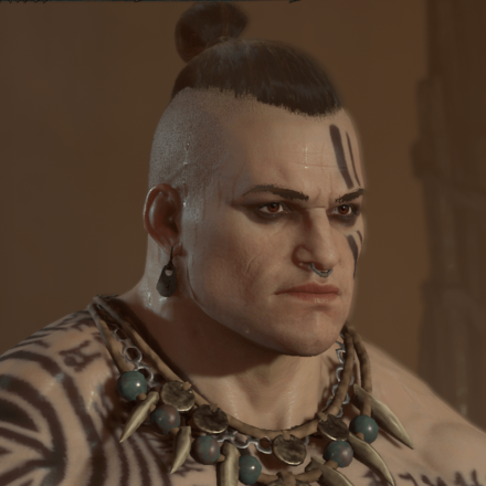 Diablo 4 - Barbarian Hair 5