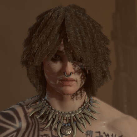 Diablo 4 - Barbarian Hair 2