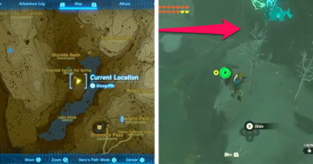 TOTK - Who Finds the Haven Sturnida Springs Cave Location