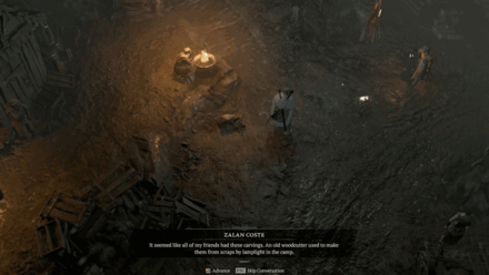 Diablo 4 - Talk to Zalan Coste