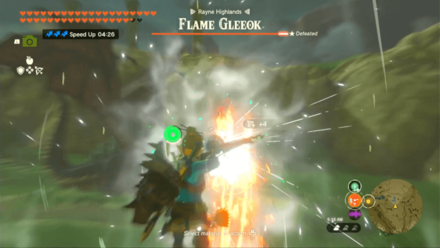 Tears of the Kingdom - Flame Gleeok Ancient Columns mode:scale