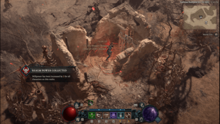 Diablo 4 - Altar of Lilith #103 Dry Steppes Untamed Scarps Map