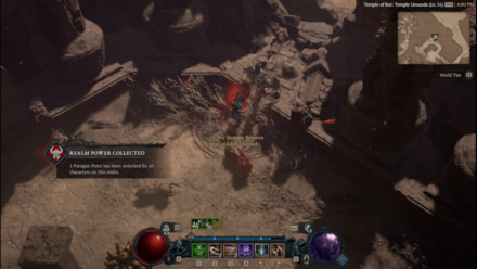 Diablo 4 - Altar of Lilith #102 Dry Steppes Temple of Rot Map