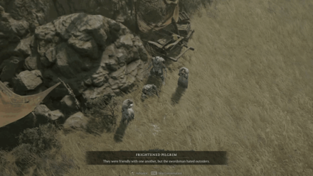 Diablo 4 - Speak with the Frightened Pilgrim