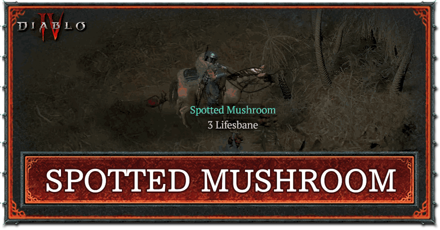 Diablo 4 - Spotted MushroomTop Banner