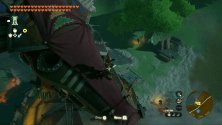 Zelda Tears of the Kingdom TOTK Feathered Fugitives Third Cuccoo on Top of Stable