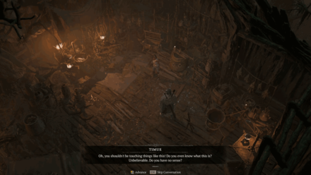 Diablo 4 - Talk to Timue
