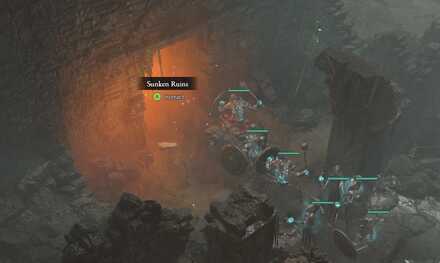 Diablo 4 - Sunken Ruins Scosglen Northshore Map