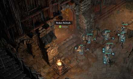 Diablo 4 - Broken Bulwark Scosglen Westering Lowlands Map