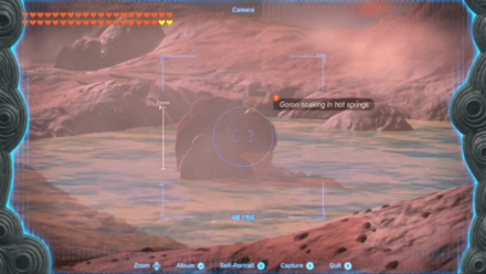 Tears of the Kingdom - Goron in Hot Springs