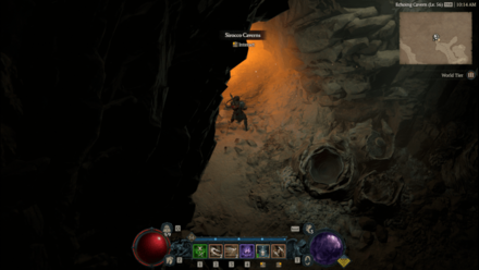 Diablo 4 - Sirocco Caverns Kehjistan Scouring Sands Map