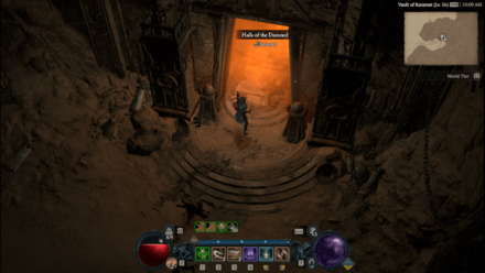 Diablo 4 - Halls of the Damned Kehjistan Scouring Sands Map