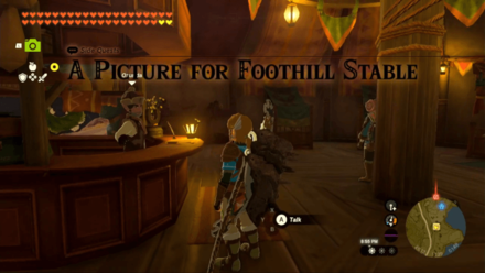 Tears of the Kingdom TOTK A Picture for Foothill Stable How to Unlock