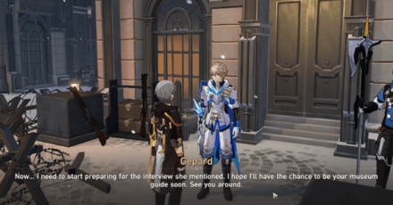 Honkai Star Rail - Gepard Prepares for the Interview
