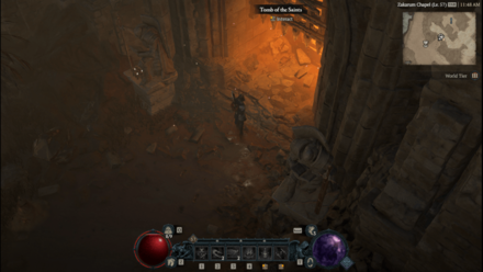 Diablo 4 - Tomb of the Saints Kehjistan Amber Sands Map