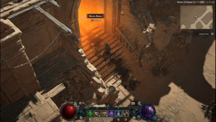 Diablo 4 - Shivta Ruins Kehjistan Amber Sands Map