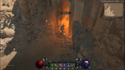 Diablo 4 - Fading Echo Kehjistan Scouring Sands Map