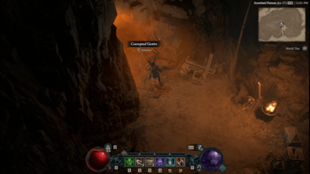 Diablo 4 - Corrupted Grotto Kehjistan Ragged Coastline Map