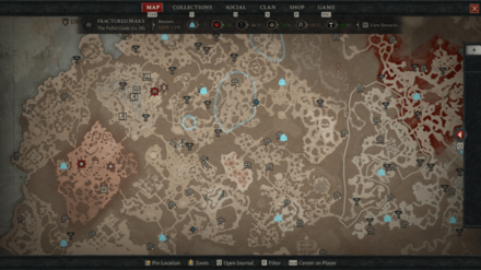 Diablo 4 - World Map View