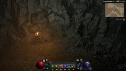 Diablo 4 - Altar of Lilith #136 Scosglen Wailing Hills Map