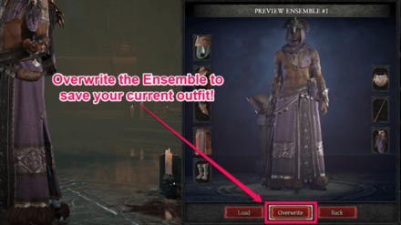 Diablo 4 - Overwrite the Current Ensemble