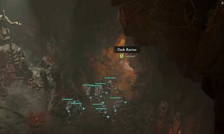 Diablo 4 - Dark Ravine Dry Steppes Tusmaa Rift Map
