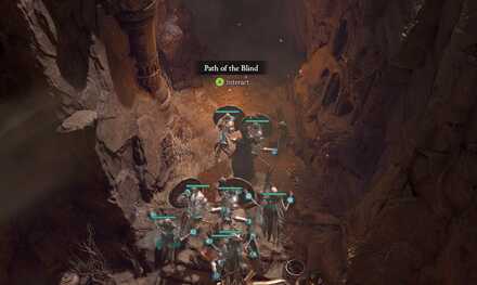 Diablo 4 - Path of the Blind Dry Steppes Khargai Crags Map