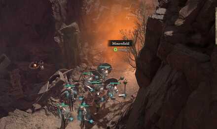 Diablo 4 - Mournfield Dry Steppes Khargai Crags Map