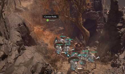 Diablo 4 - Carrion Fields Dry Steppes The Scarred Coast Map