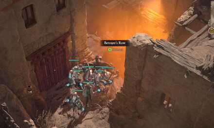 Diablo 4 - Betrayer’s Row Dry Steppes The Accursed Wastes Map