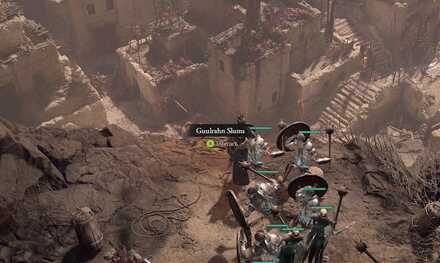 Diablo 4 - Guulrahn Slums Dry Steppes Jakha Basin Map